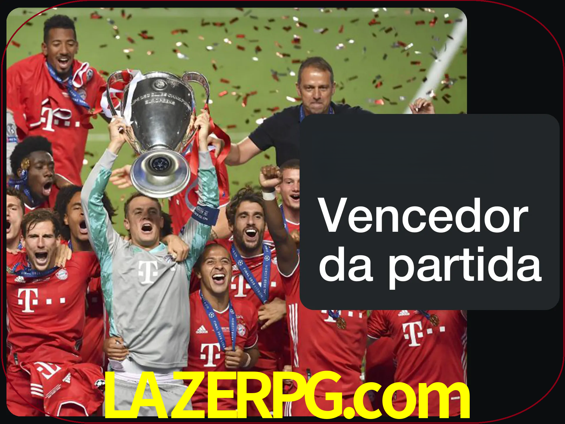 Aposte no vencedor e ganhe uma grande quantia de dinheiro.