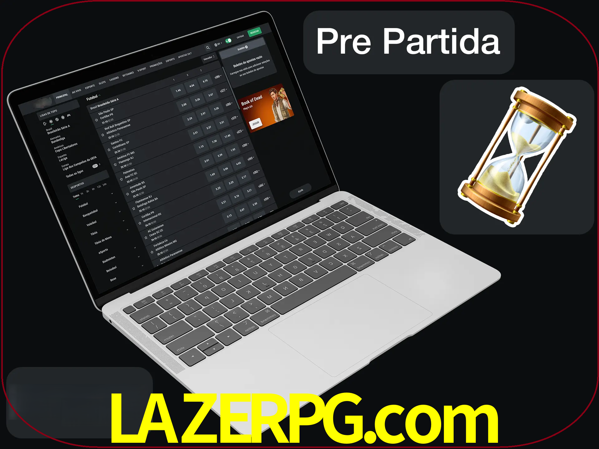 Fazer apostas em partidas futuras.