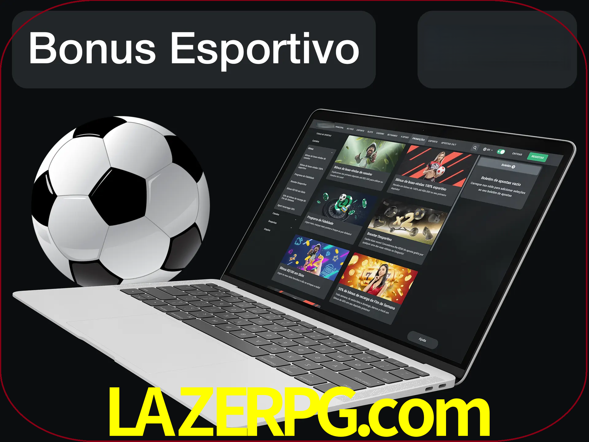Antes de começar a apostar, use o bônus esportivo.